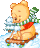 Pooh snow sled.gif