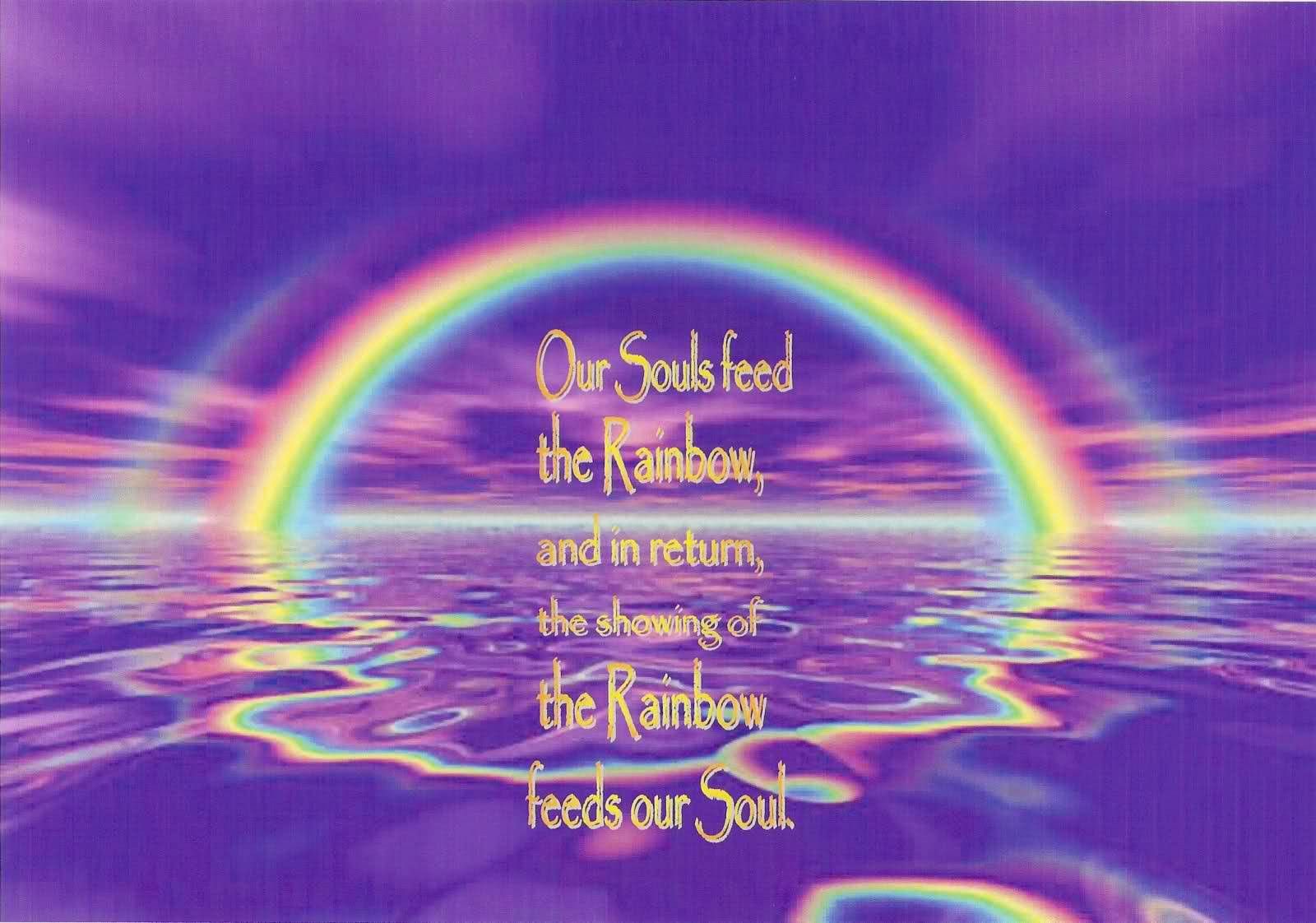 Our souls feed the rainbow and in return the rainbow feeds our souls.jpg