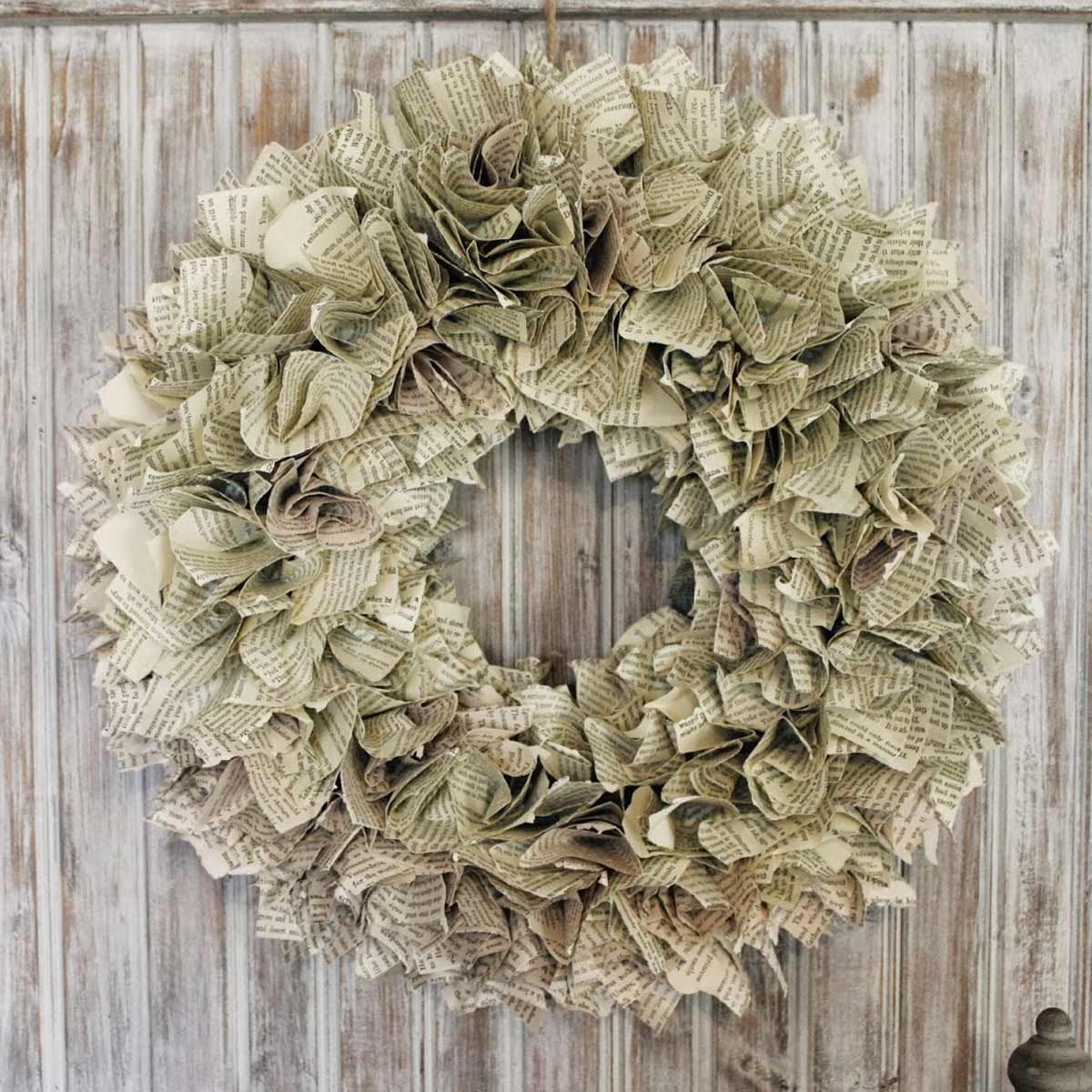 Wreath repurposed from old books.jpg