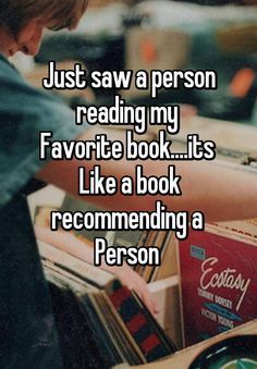Jusst saw a person reading my favorite person it is like a book recommedin a person.jpg
