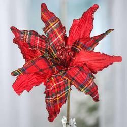 plaid_and_velvet_artificial_poinsettia_pick_medium.jpg