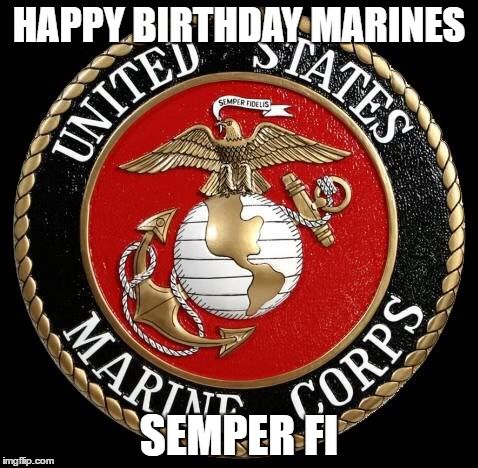Happy Birthday to Our Marine Corps