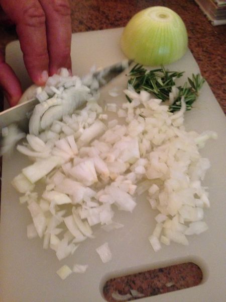 onions & rosemary