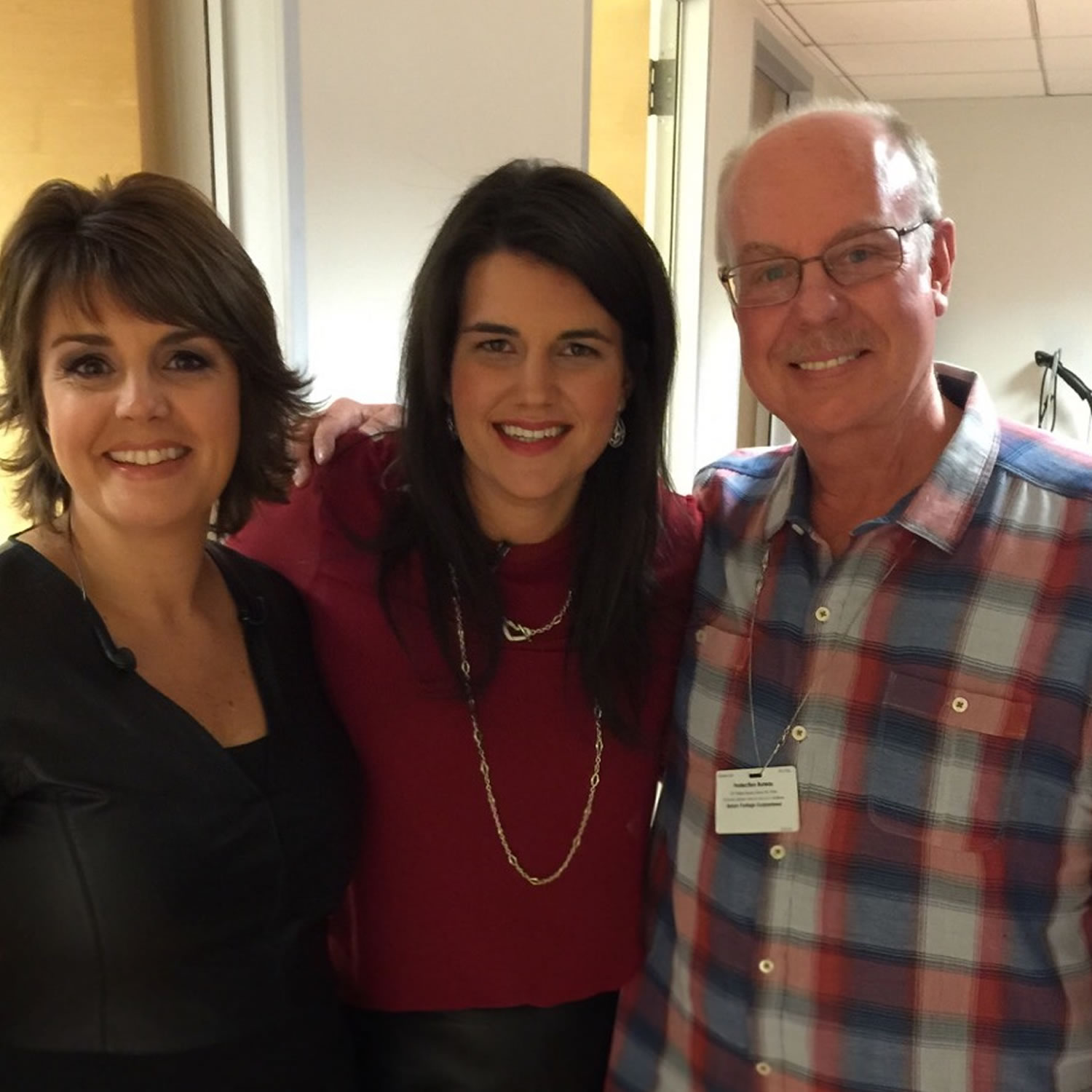 Throwback Thursday 2-1-15 Launch Host Jill Bauer TK Peyton after show.jpg