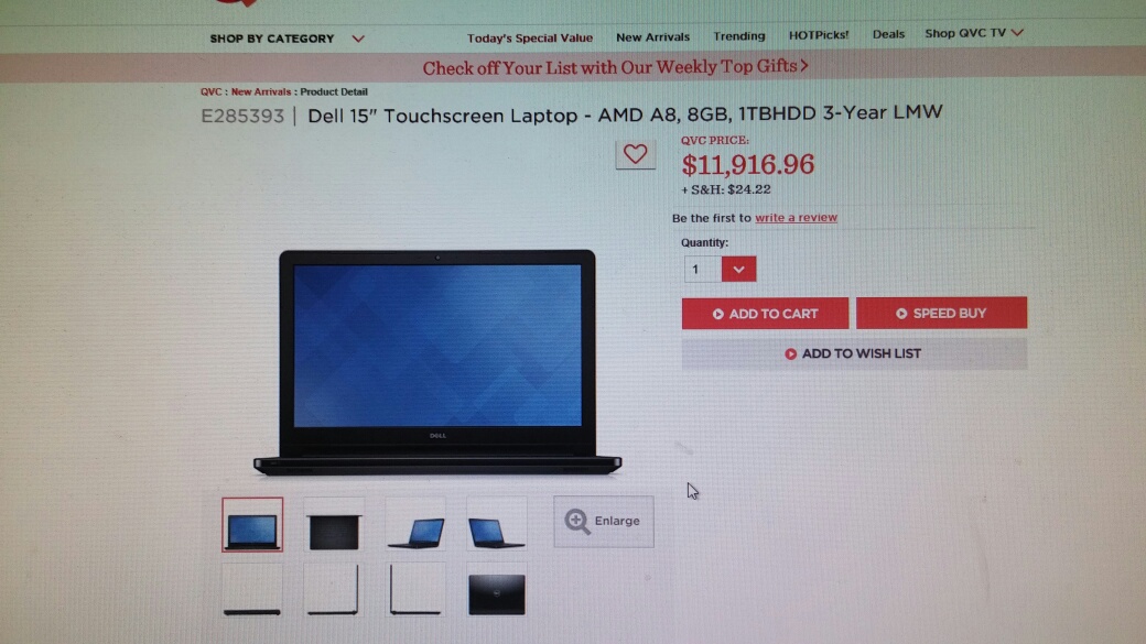 pretty steep price QVC- what a mistake:)