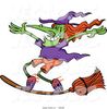 Halloween witch on broom surfing.jpg