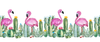 Pink Flamingo Border.png