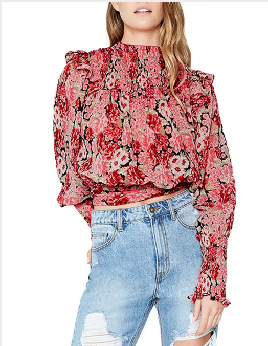 BardotFloralFrillTieWaistBlouse.png