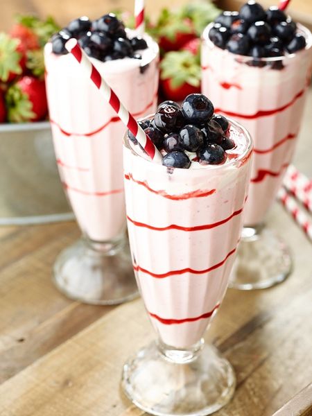 Patriotic Milk Shake