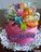 Q Birthday cake with frosting bow.jpg