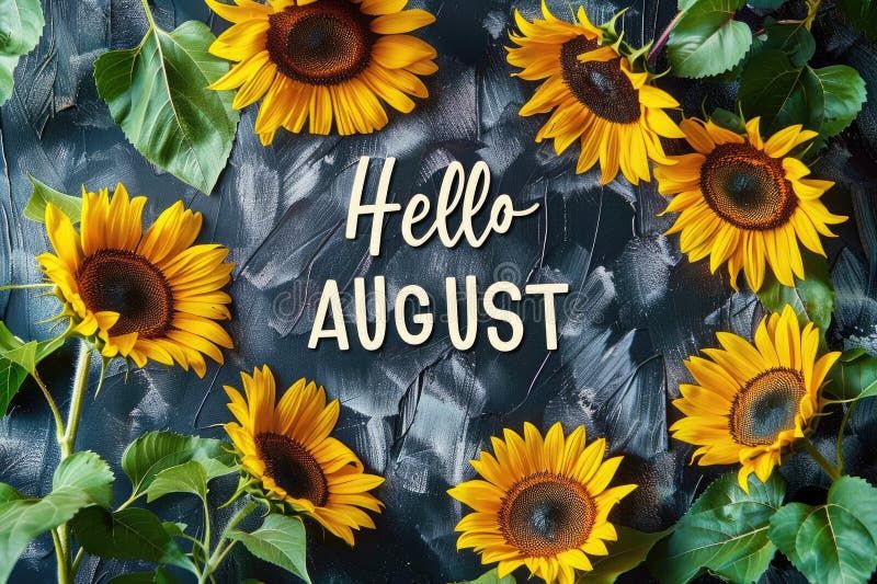 phrase-hello-august-word-sunflower-background-308561848.jpg