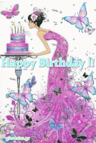 GIF--Pink-Dressed-Up-Woman-Leaning-Over-Cake--HAPPY-BDAY.GIF