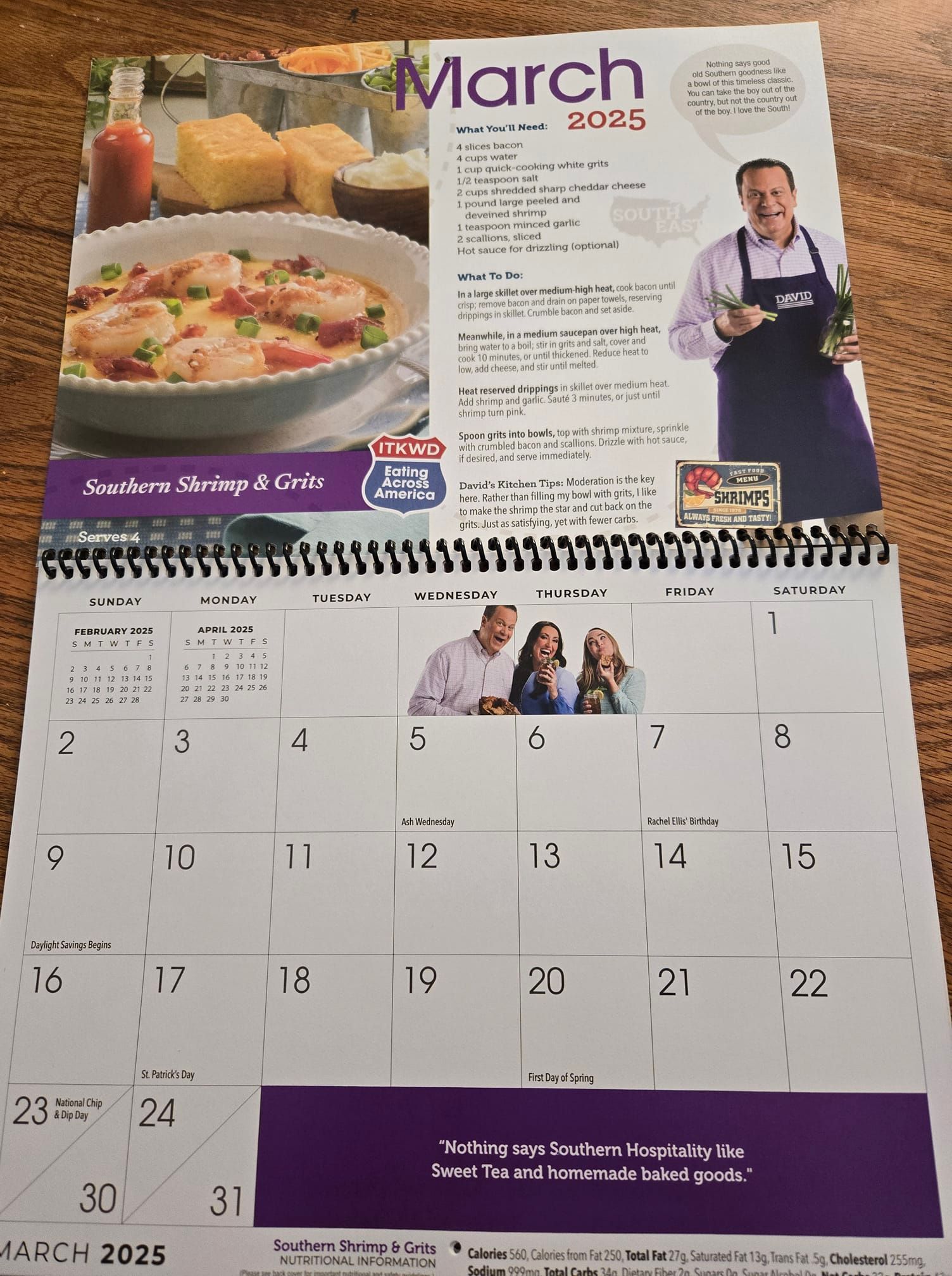 DAVID'S 2025 CALENDAR Blogs & Forums