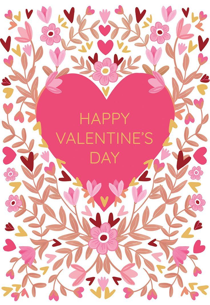 Heart and Flowers Valentine's Day Card.jpeg