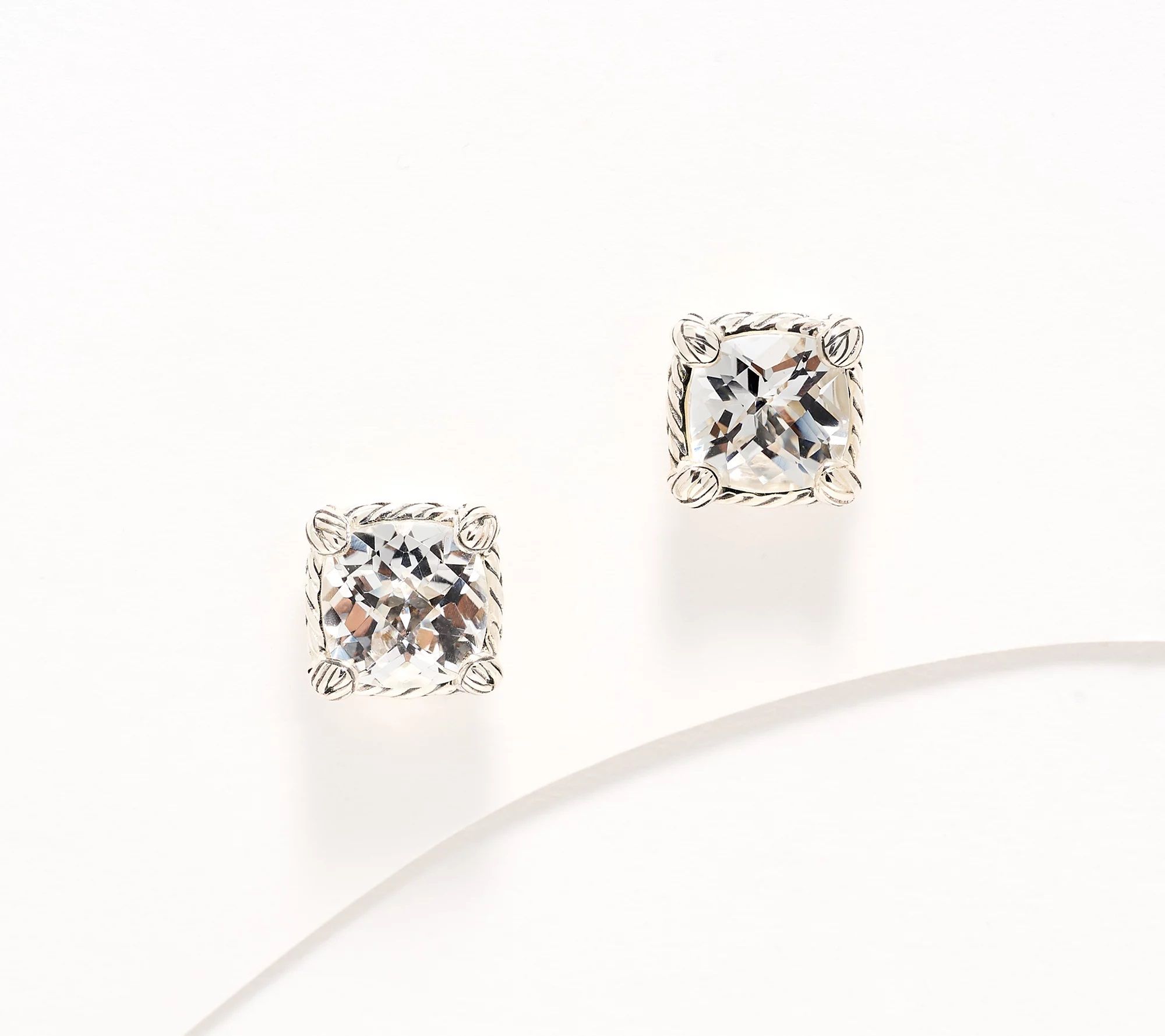 J-455236 JAI Sterling Cushion Cut White Topaz Stud Earrings.jpg