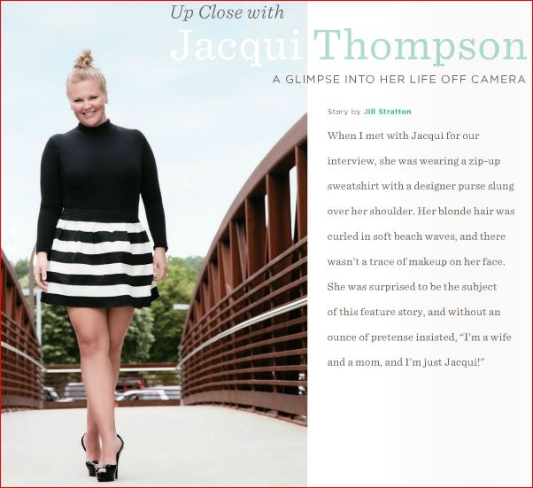 Article on model Jacqui Thompson in the June Insid... Blogs & Forums