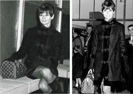 Audrey Hepburn with her Louis Vuitton Speedy 25. She requested