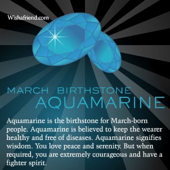 March birthday gemstone