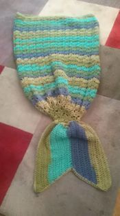 Debby Erickson Mermaid tail crocheted Afghan.jpg